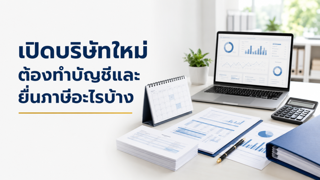 เอกสารบัญชี ภาษี และกำหนดเวลาสำหรับบริษัทเปิดใหม่ โดย ACBEST