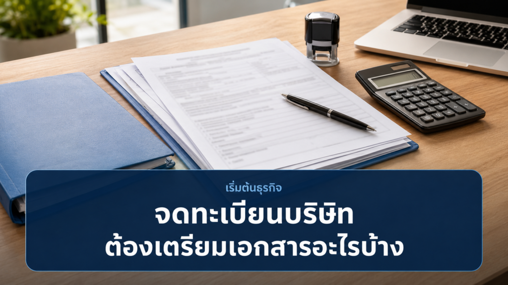 จดทะเบียนบริษัท ต้องเตรียมเอกสารอะไรบ้าง